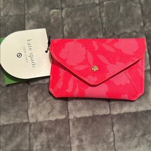 Kate Spade Pink Floral Women's Card Case